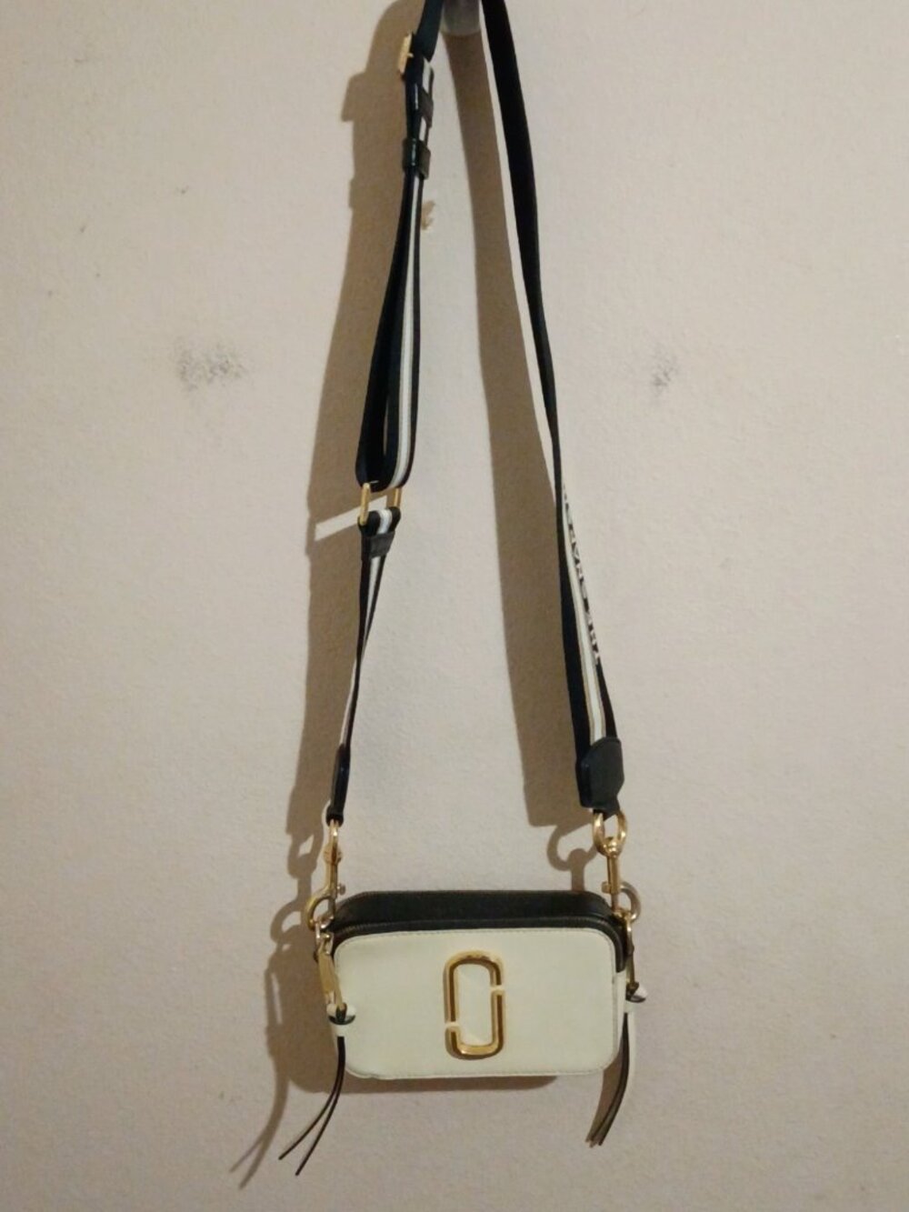 Marc Jacobs The Snapshot Color block Cloud White Multi Shoulder Bag + Dust Bag